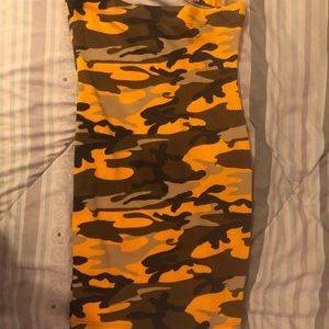 Camo pencil skirt
